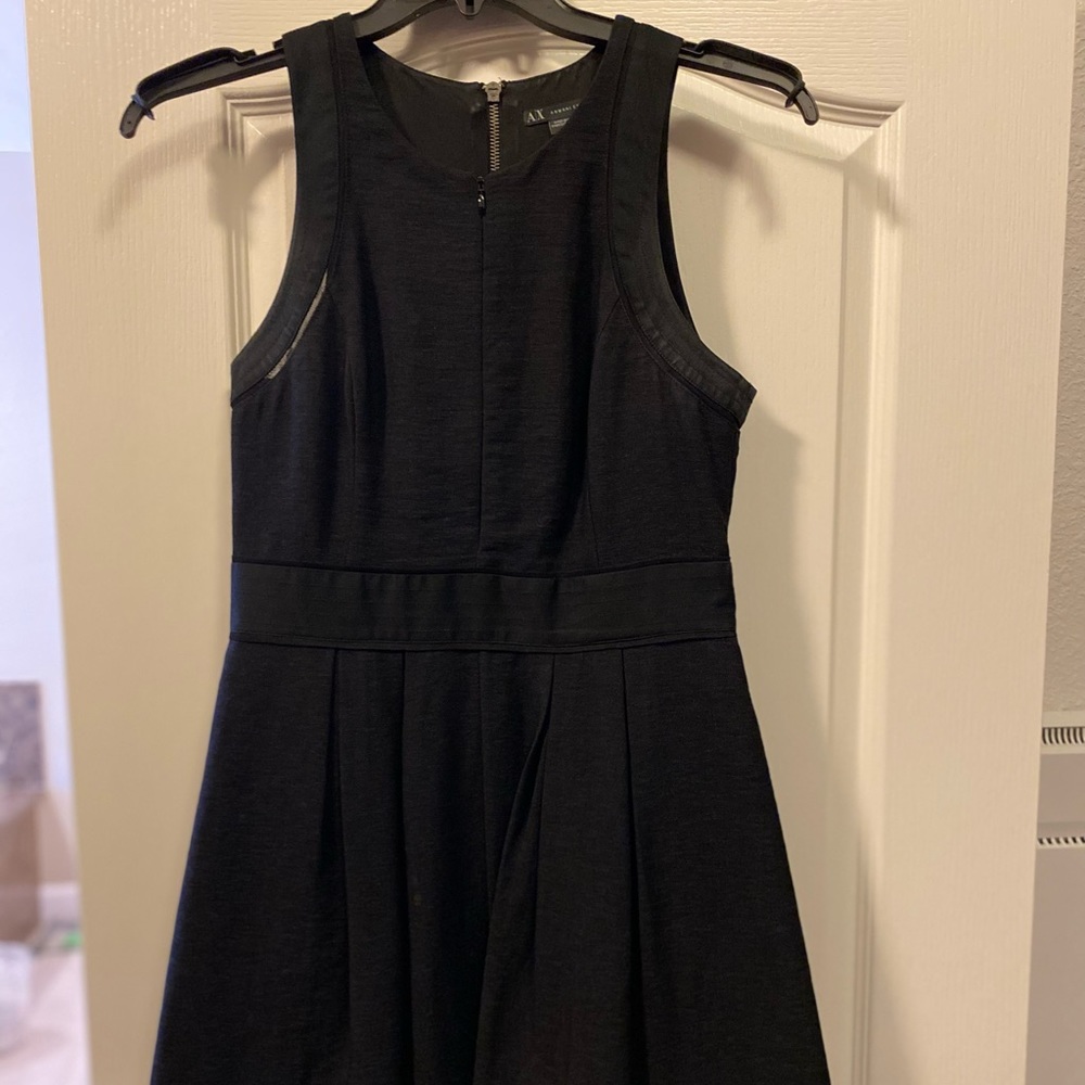 Armani exchange black dress